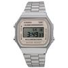 Casio Digital Watch Vintage Series A168WA-8AY (Silver X Light Beige)