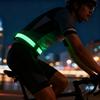Reflective LED Belt Outdoor Cycling Luminous Safety Light Belt for Running Construction Work USB Rechargeable for Night Riding