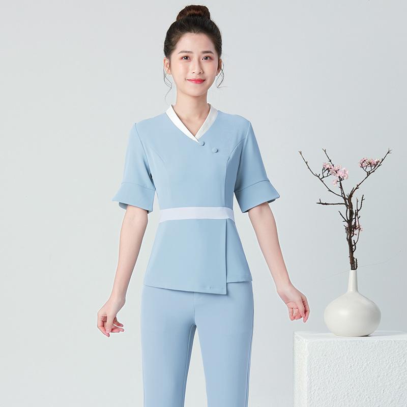 High-End Ladies Spa Technician Uniform: Spring/Summer Collection