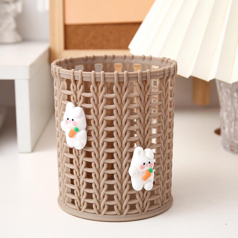 Individueller Süßer Cartoon Stifthalter - Kreative Runde Büro-Schreibtischaufbewahrung