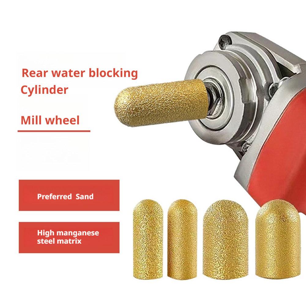 Rear Water Blocking Arc Polishing Head For Stone Ceramic Tile Cast Iron Glass Rear Water Blocking Circular Diamond Grinding Head
