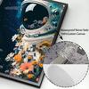 Astronaut In Flowers Canvas Painting Cosmonaut and Planet Posters Prints Modern Wall Art Pictures for Home Kid Beroom Decoration