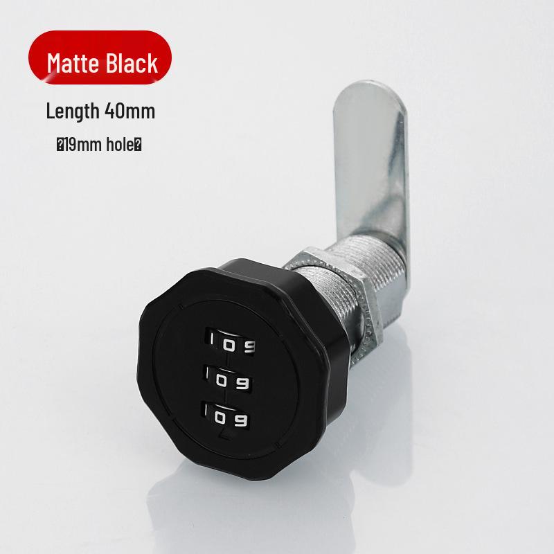 Zinc Alloy Cabinet Drawer & Wardrobe Cam Lock - Anti-theft Combination Lock for Doors & Furniture.