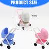 Miniature Baby Cradle Model Figure Doll House Nursery Room Scene Display Accessory Realistic Design 1/12 Scale Furniture