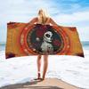 Halloween Horrible Sugar Skull Girl Printed Beach Towel Outdoor Quick Drying Swimming Bath Towels Yoga Mat for Kids Adults Gift