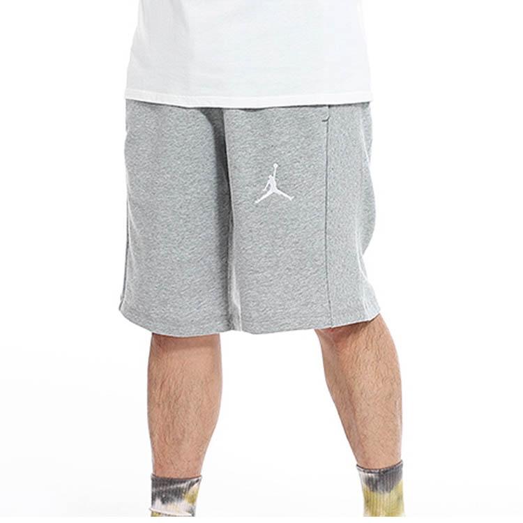 Air Jordan Casual Sports Basketball Training Breathable Shorts Gray Men's 809458-063