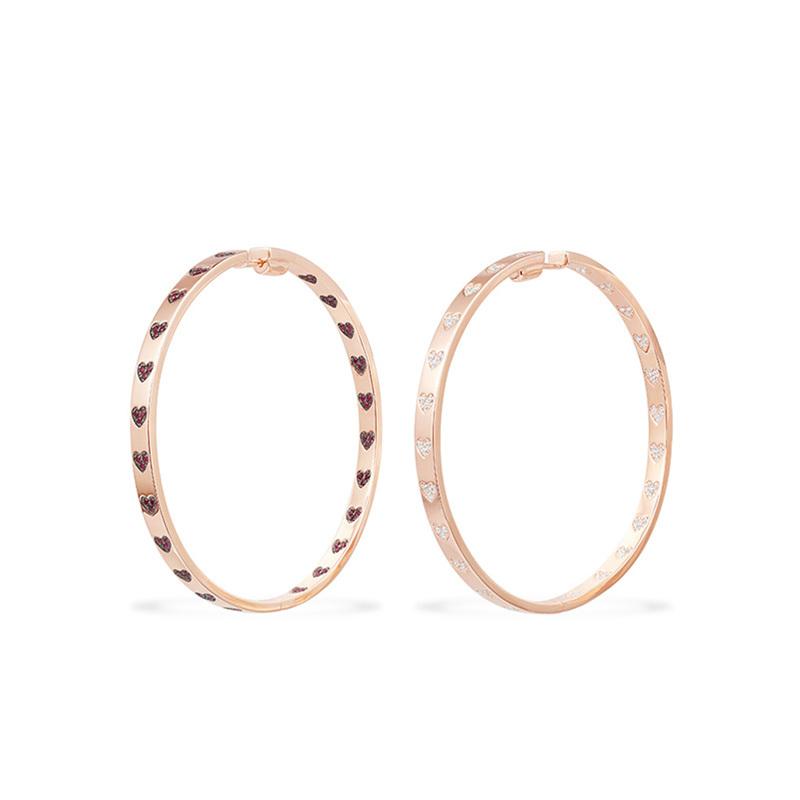 APM Monaco earrings [Romantic Confession] Thickened large earrings, love design, high-end exaggerated earrings, exquisite niche, light PE13685XKR