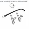 Replacement Heater Hose Kit for Full Size SUV Cooling Service, Aluminum Tees Connector Assembly with Clamp for Vehicle Applications 5145587 15051852