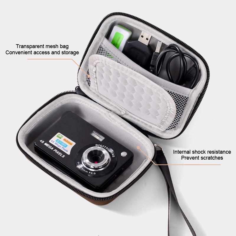Digital Camera Bag Case For Canon G9X G7X Iii Ii For  Zv1 Zv1F Rx100 For  Hero 12 For Camkory For Kvutciein Vlogging