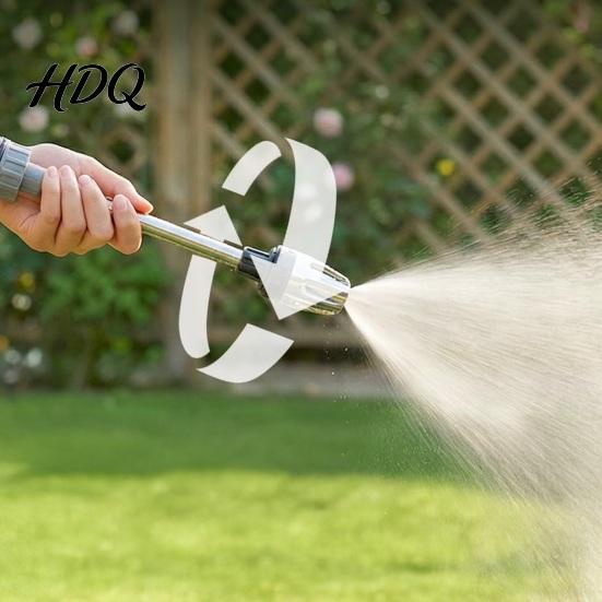 Pet Bath Hose Nozzle Garden with 360-degree Adjustable Spray High Pressure Water Cleaning Jet Universal 3/4" Thread for Car Wash & Garden