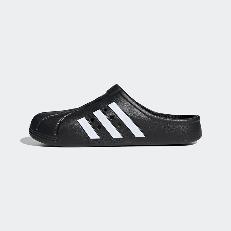 [Adidas] Adilette Clog Sport Sandals, Unisex, Adult, Color: Core Black/Footwear White/Core Black (GZ5886), Size: 27.5 cm