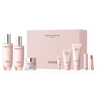 OHUI Miracle Moisture Pink Barrier Set Especial de Cuidado de la Piel de 3 Pasos