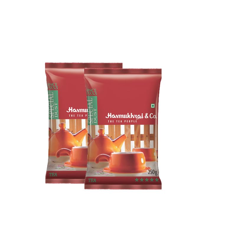 

Society Hasmukhrai Special HG Dust Black Tea High Grown Assam Strong Flavor Tea Pouch 250 g X Pack Of 2