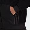 Adidas Logo Print Zip Long Sleeve Pilot Collar Jacket Men Jacket Black HL6920