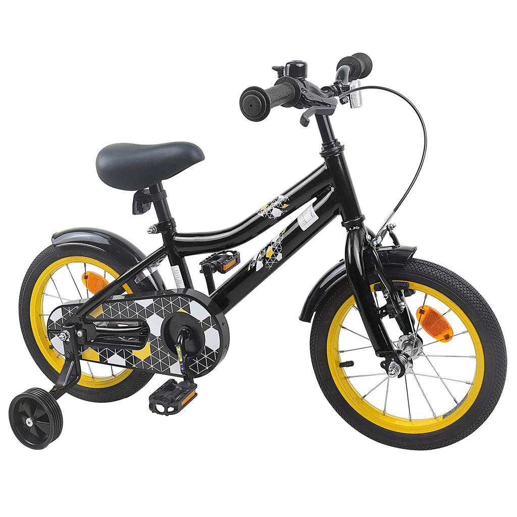 Kids  Bicycle 12 Inch for Ages 2 4 Black
