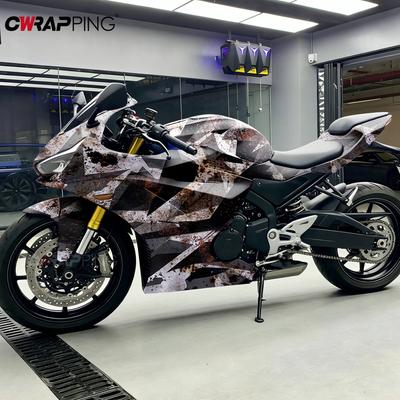Wrap Foil Car Livery Rust Camouflage Film Motorcycles Body Covering Car Wrapping Sticker Motorcycle Adhesive Vinyl Automotive