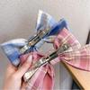 Oversized Bow Hairpin Kawaii Girl Hair Clip Women Ribbon Girls Hairgrip Korean Cute Floral Hair Accessories