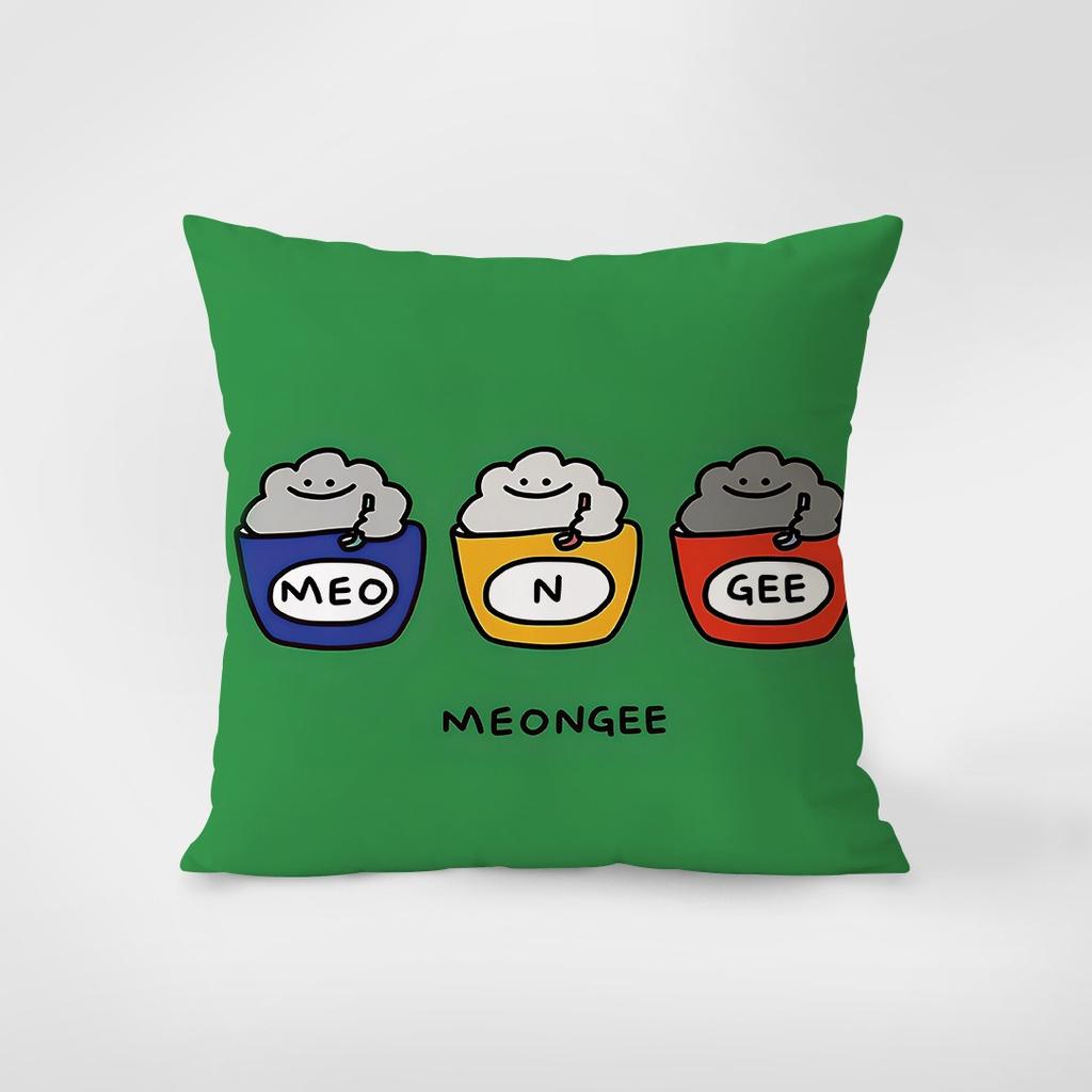 Cartoon Modern Simple Pillowcase Dormitory Decoration Office Living Room Home Pillowcase