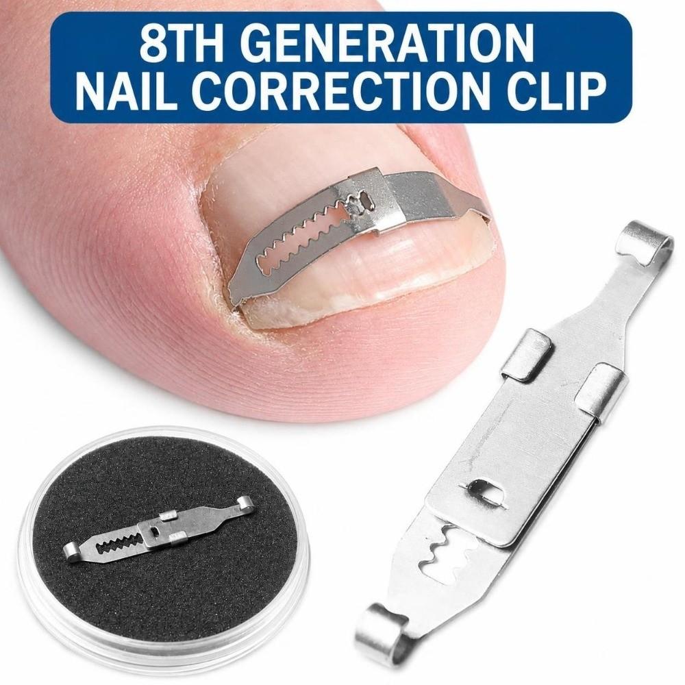 2PCS Stainless Ingrown Toenail Corrector Curved Design Curved Toenail Repair Tool  Nail Correction