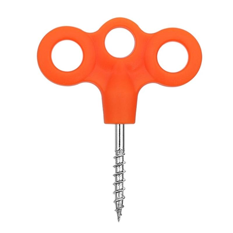5pcs Outdoor Tent Stakes Heavy Type Ground Anchors Outdoor Camping Pegs for Beach Or Mountain Use