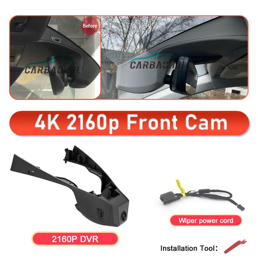 4K Dashcam For VW Volkswagen T-Roc T Roc Troc 2017 to 2024,Wifi Dash Camera Dash Cam for Car Vehicle Video Recorder