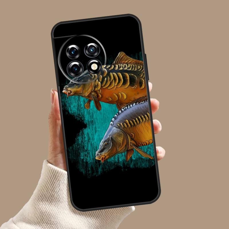 Carp Fishing Case For OnePlus Nord 5 CE 4 3 Lite N20 N30 OnePlus 15 13 12 11 8 9 10 Pro 12R 13T 13R Cover