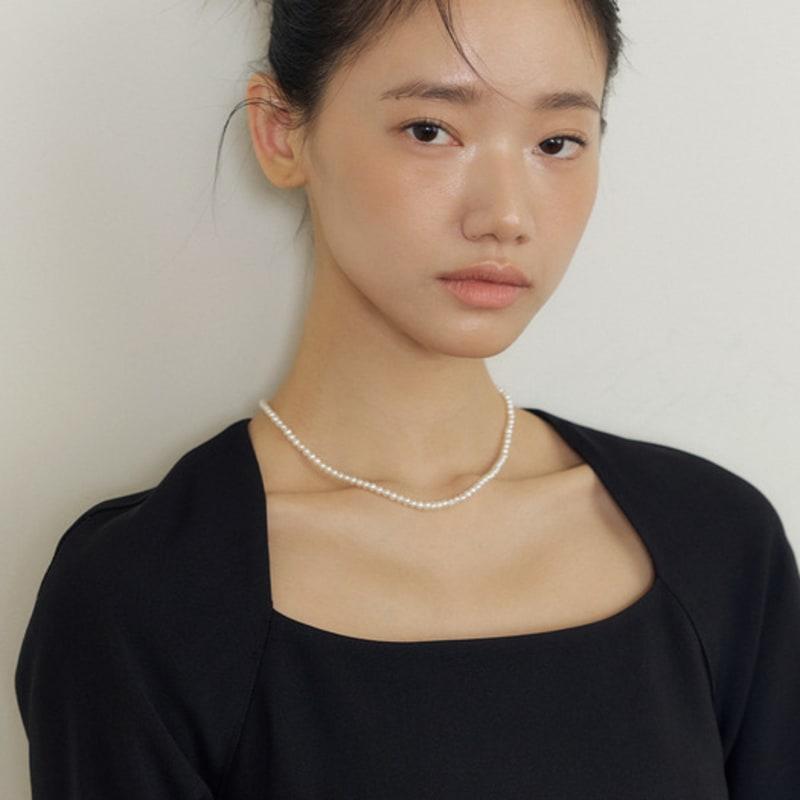 Lucirzu 4mm Classic Freshwater Pearl Necklace