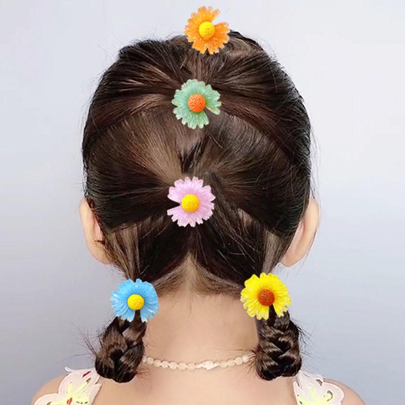 10PCS Cartoon Animals Cute Hair Bands Girls Elastic Rubber Band Headwear Hair Accessories Kids Headband Ornaments Kids Hair Ties