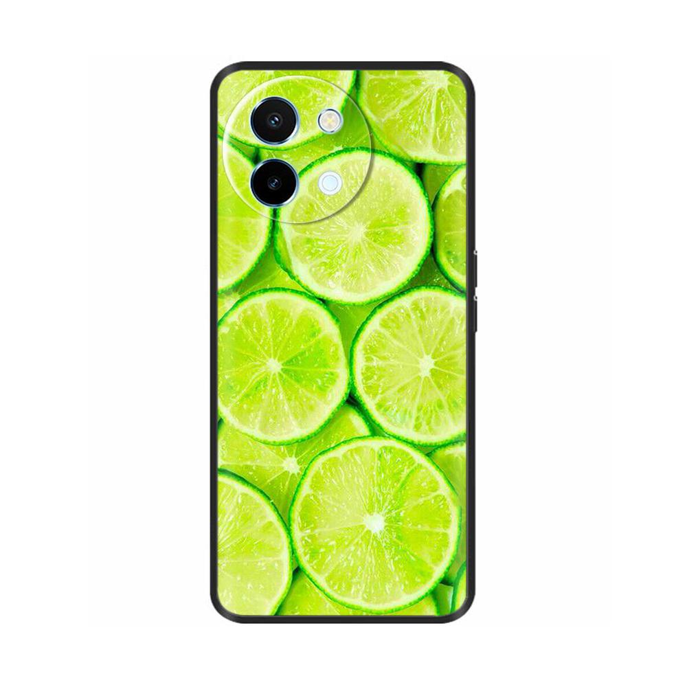 For Vivo Y38 5G Phone Case Painted Soft Black TPU Silicone Bumper For Vivo Y38 Y200i Y200t T3x Protective Back Cover Cases Capas