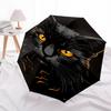 1pc Cat faceOpen/Close Umbrella-Windproof, Compact Travel Umbrella, Sturdy 8-Rib Shaft, Outdoor Accessory1187
