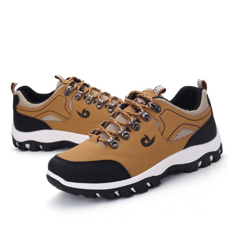 Men Is Hiking Shoes Waterproof Leather Outdoor PU Shoes Wear resistant Men Trekking Walking Hunting Tactical Sneakers Shoes