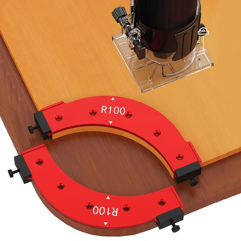 5pcs Radius Corner Jigs for Wood Working Woodworking Inside and Outside Corner Large Arc Mold Set Precision Positioning Template