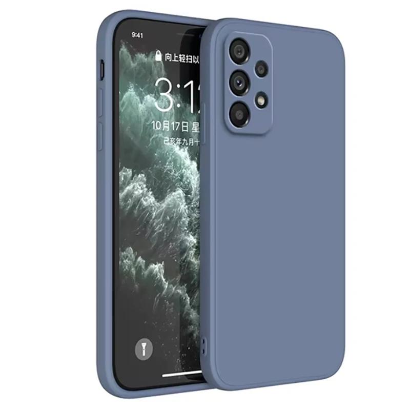 Luxury Liquid Silicone Phone Case For Samsung A13 A14 A15 A21S A25 A31 A32 A33 A34 A35 A36 A41 A42 A50 A51 A52 Back Cover