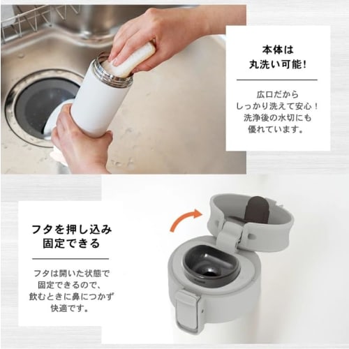 Asvel Vakuově izolovaný přenosný termohrnek TLW500 Černý