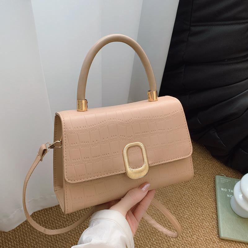 Commuting Versatile New Trend Small Square Bag Women's Casual Personality Lightweight Solid Color Popular Temperament Premium Messenger Bag