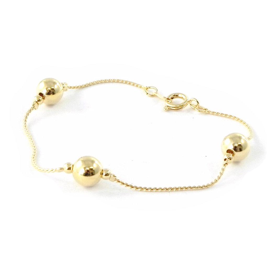 Les Trésors De Lily [F6695] - Gold Plated Bracelet 'Choreography'