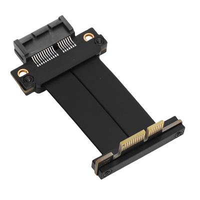PCIE 4.0 Riserkabel 180 Grad Volle Geschwindigkeit Verlustfrei Gen 4 GPU Grafikkartenverlängerungskabel für M.2 WiFi USB Sound
