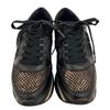 ARMANI JEANS sneakers black Women JP23 EU36 US5 Mesh pattern, thick sole used