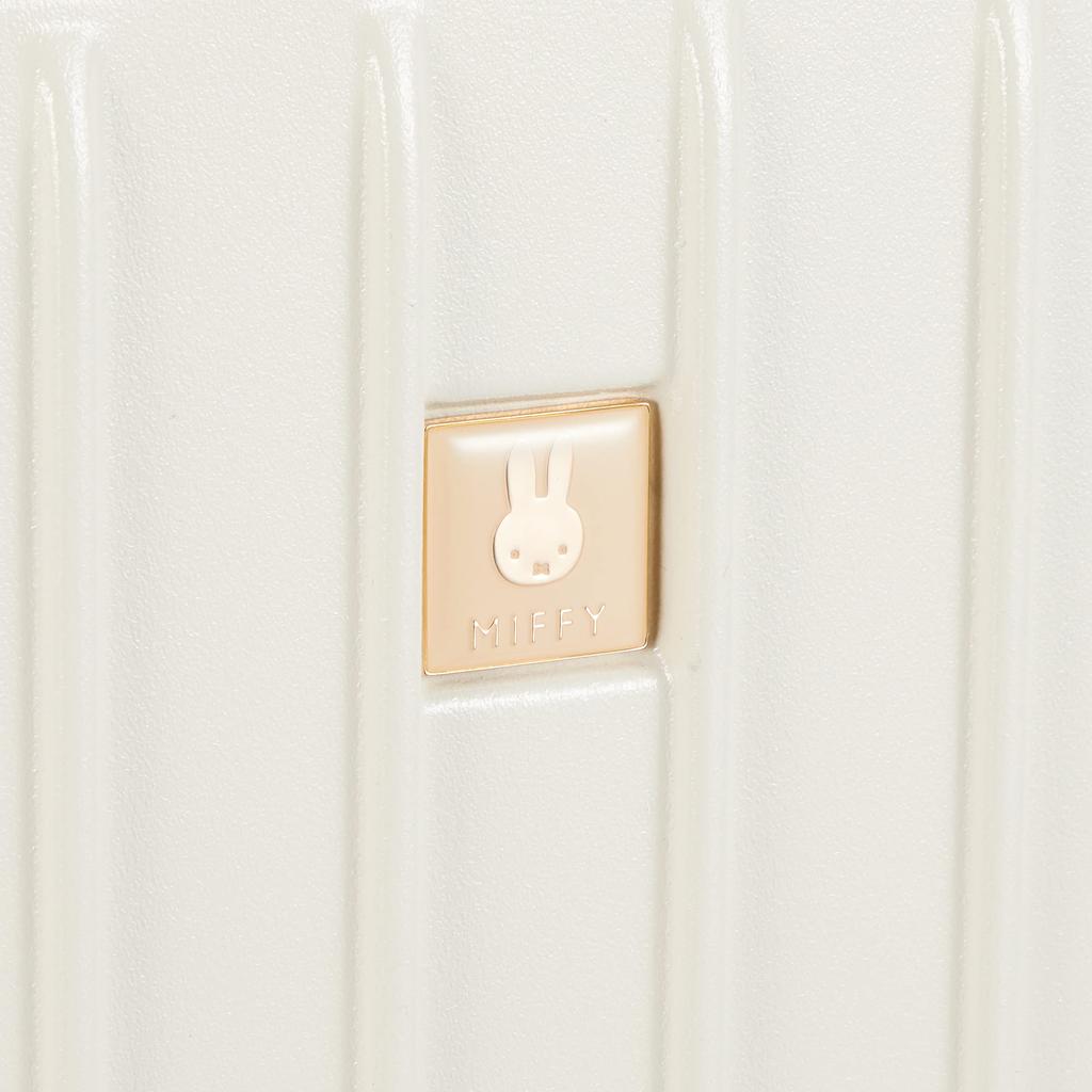 [Hapitas] The hot topic of cuteness! Miffy Suitcase Face Design Series HAP2249 30L 23 cm 2.9kg Small Size: White Face/Silver