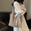 Yogodlns Summer Beach Tote Bag Women New Fashion Hollow Out Weave Shoulder Bags Female Lace Decorate Handbags
