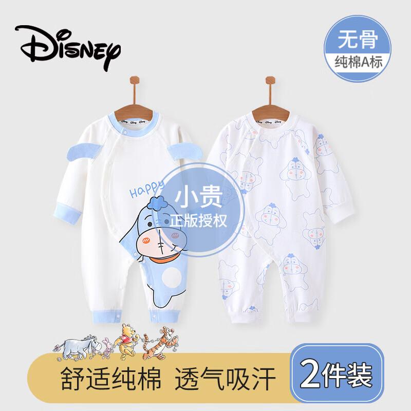 Disney Baby Long-Sleeve Cotton Romper Bodysuit 73