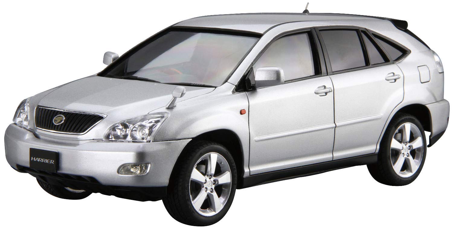 

Aoshima Bunka Kyozai The Model Car Series 105 Toyota GSU30W Harrier 350G Premium L Package 2006 Plastic Model (AOSHIMA) 1/24 No. білий