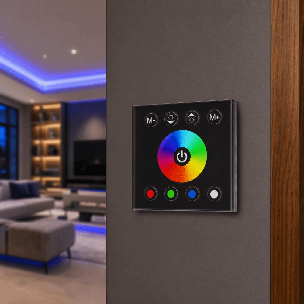 4 Channels LED Touch Panel Controller Capacitive Touch Touch Panel Dimmer  Lighting Control