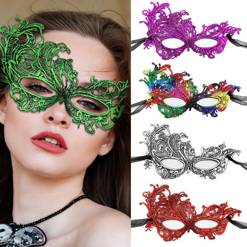 Gorgeous Thick Lace Phoenix Mask In Various Colors For Halloween And Costume Parties