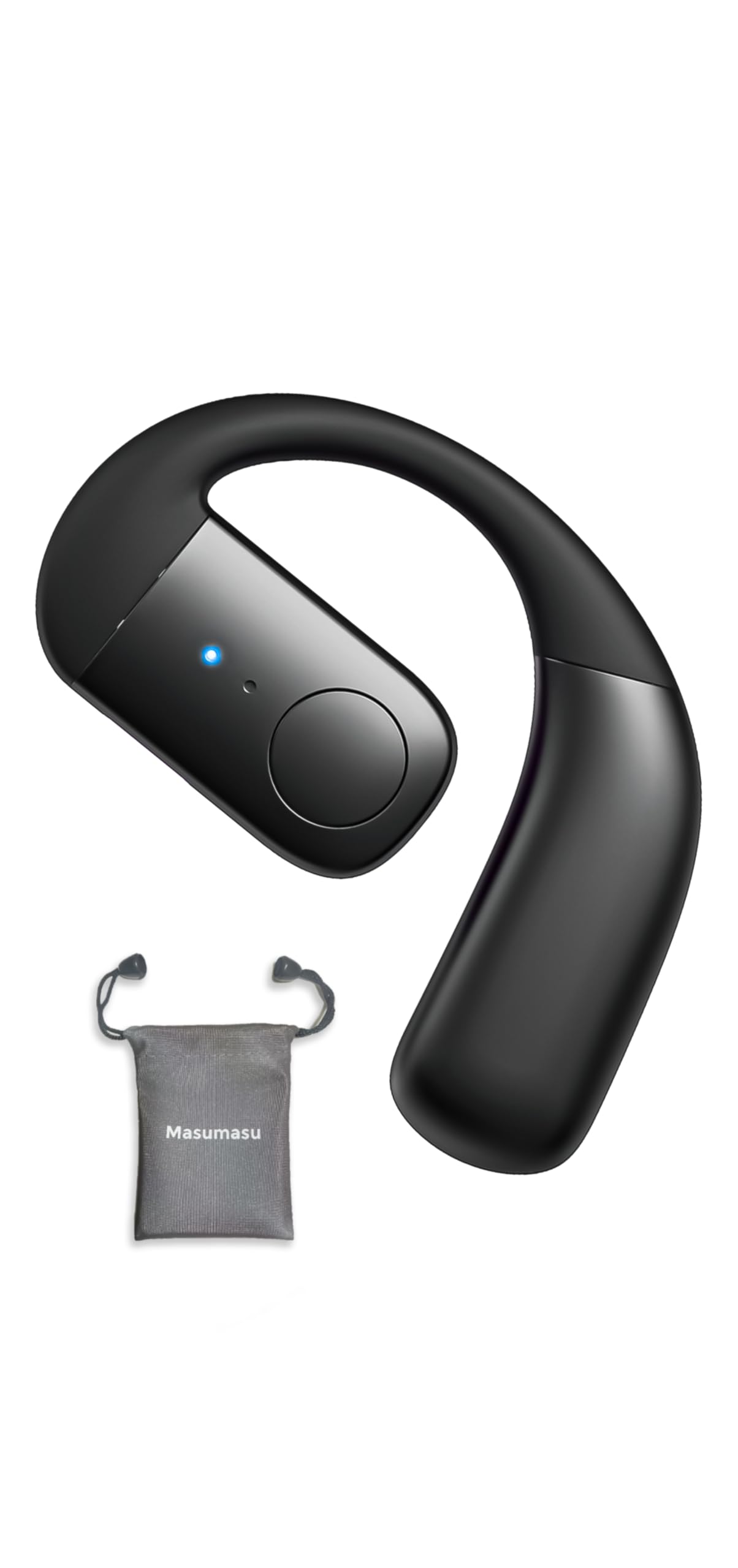 

Bluetooth 30H Single Bluetooth Compatible with Left and Right Simultaneous Connection of Two Bluetooth Fast Physical Button Storage Technical Approval чорний