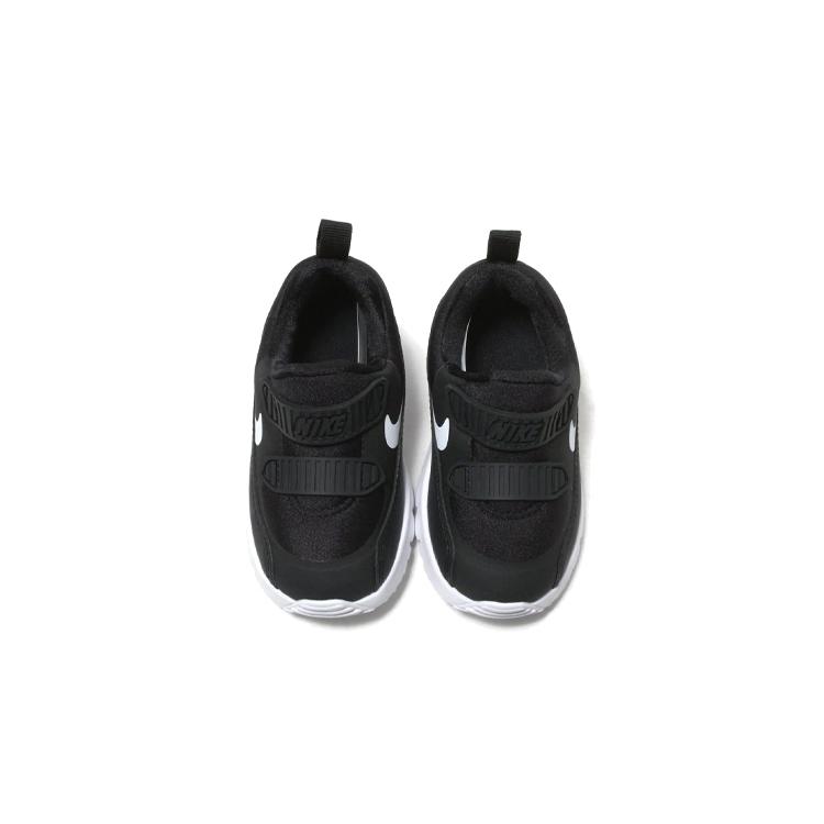 Nike Air Max Tiny 90 Fabric Low top Toddler Shoes Black White Infant And Toddler 881924-007