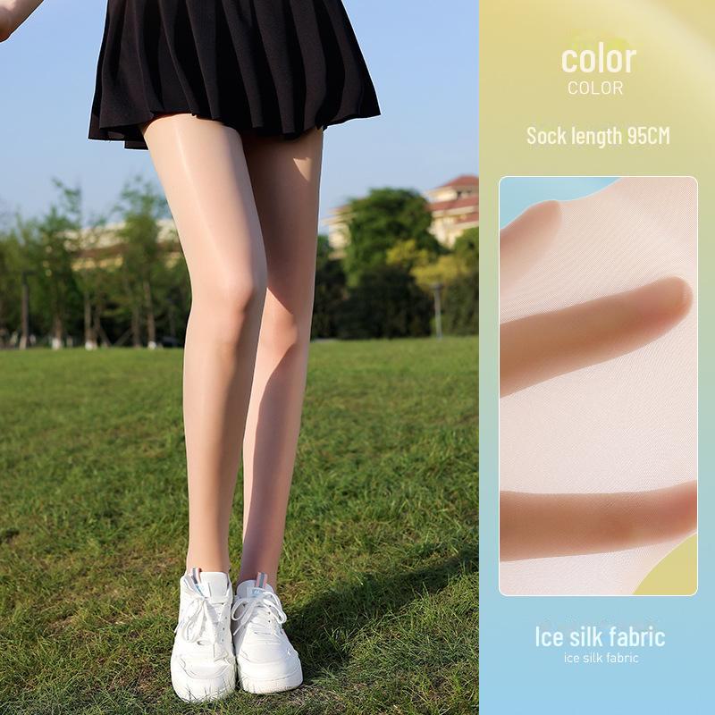 Ice Silk Women's Pantyhose - Summer Golf Yoga Thin Velvet, Breathable & Anti-Snagging XWZ09