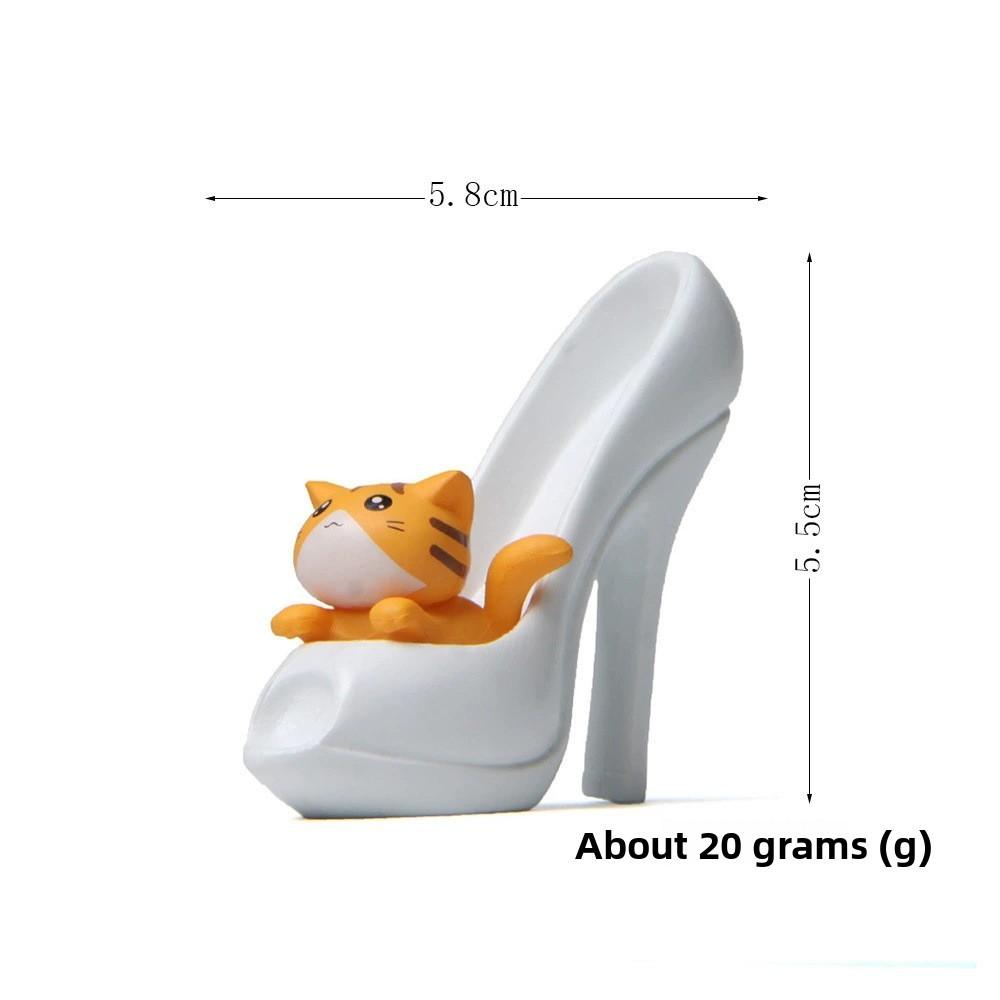 Home Sweet Chis High Heel Shoe Micro Landscape Decor For Gift Cartoon Collectors