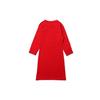 Adidas Originals Fitted Three Stripes Dress Women dresses Red GK7167