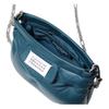 Maison Margiela Glam Slam Digital Patch Decorated Chain Shoulder Strap Lambskin Clutch Crossbody Bag Women Bags Blue-Green S56WF0161P4300T6103